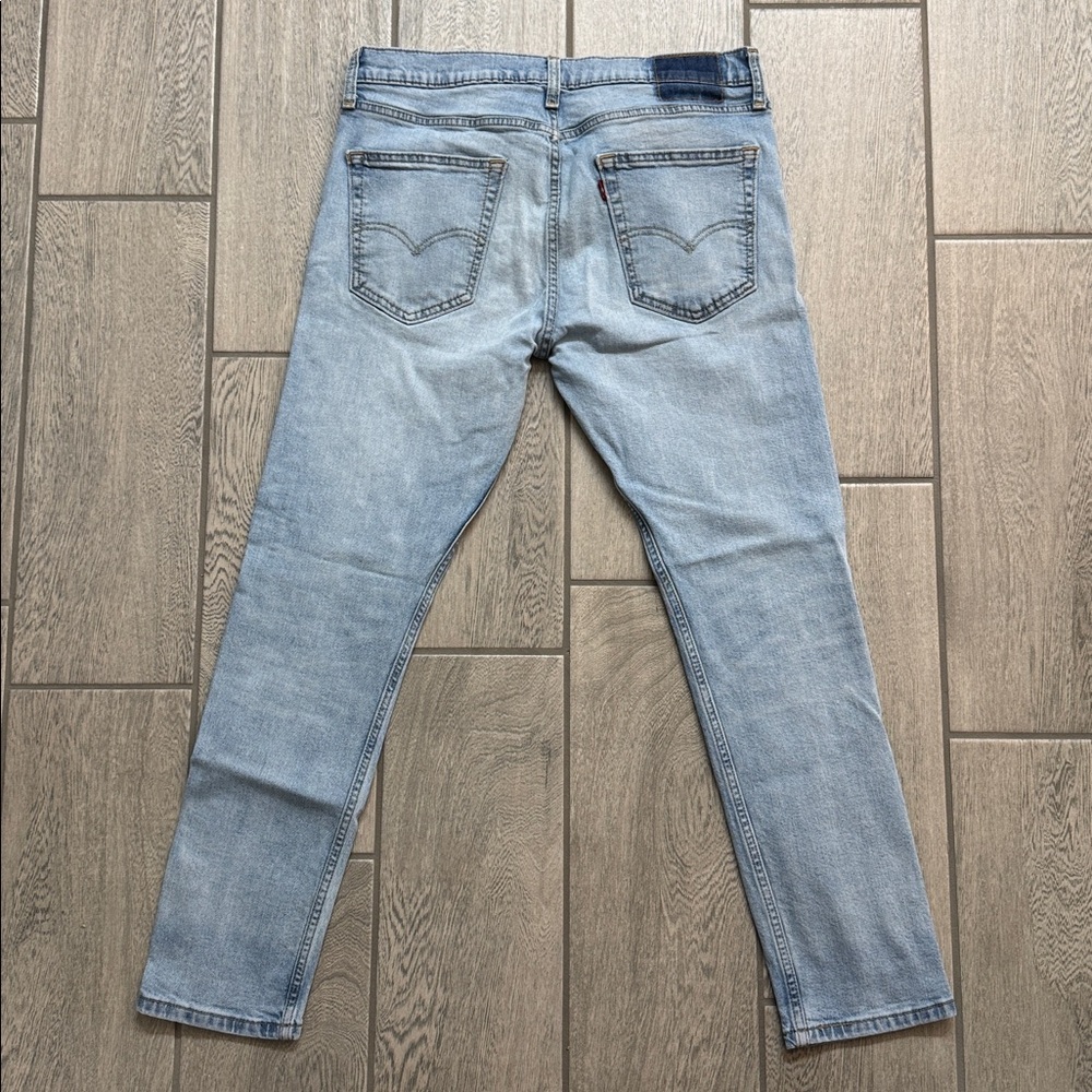 Levi’s 512 Slim Taper Mens Jeans 34 x 32 Light Wash - Picture 7 of 10